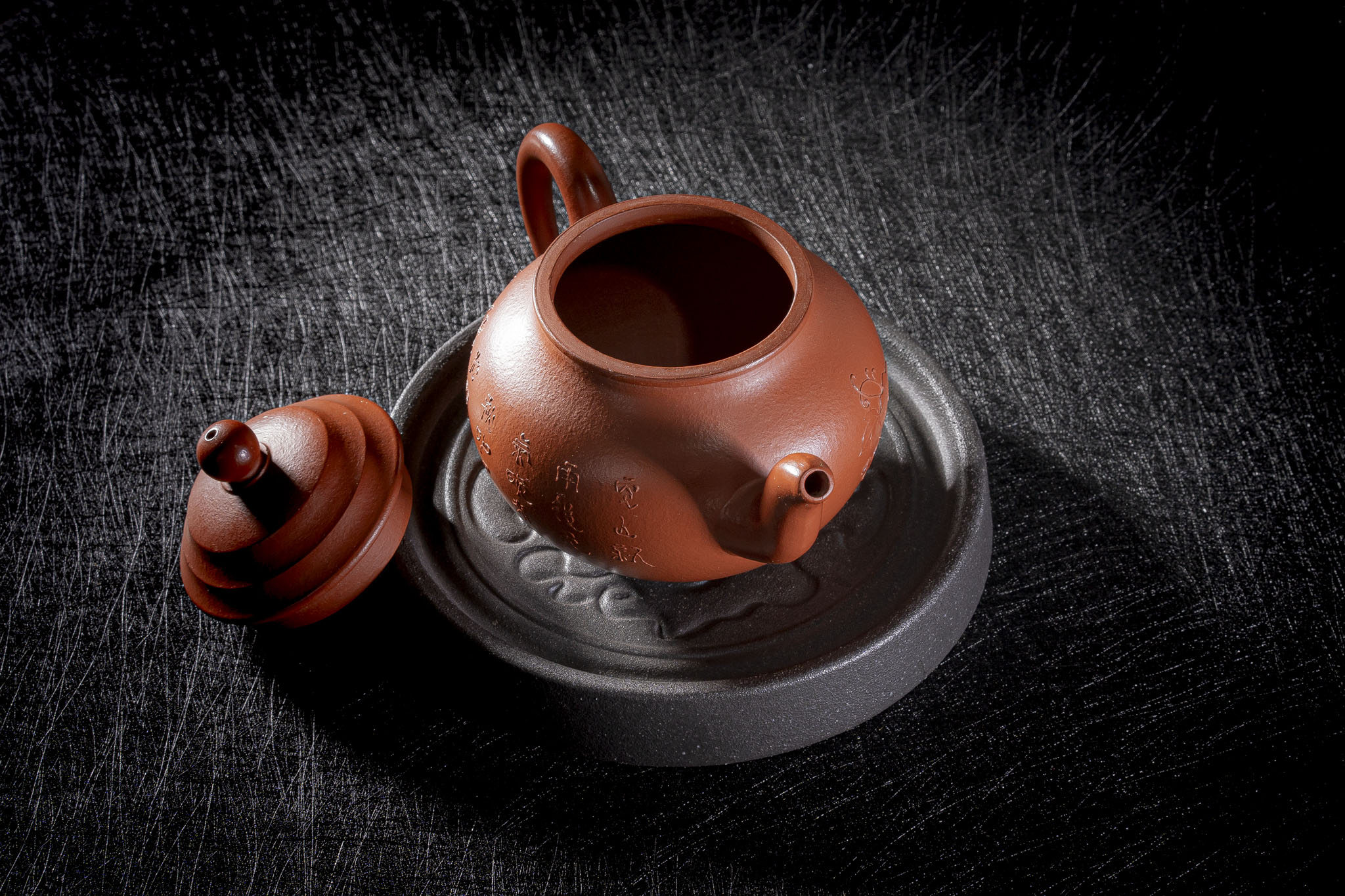 Image THÉIÈRE "PETUNIA" DE YIXING 宜興