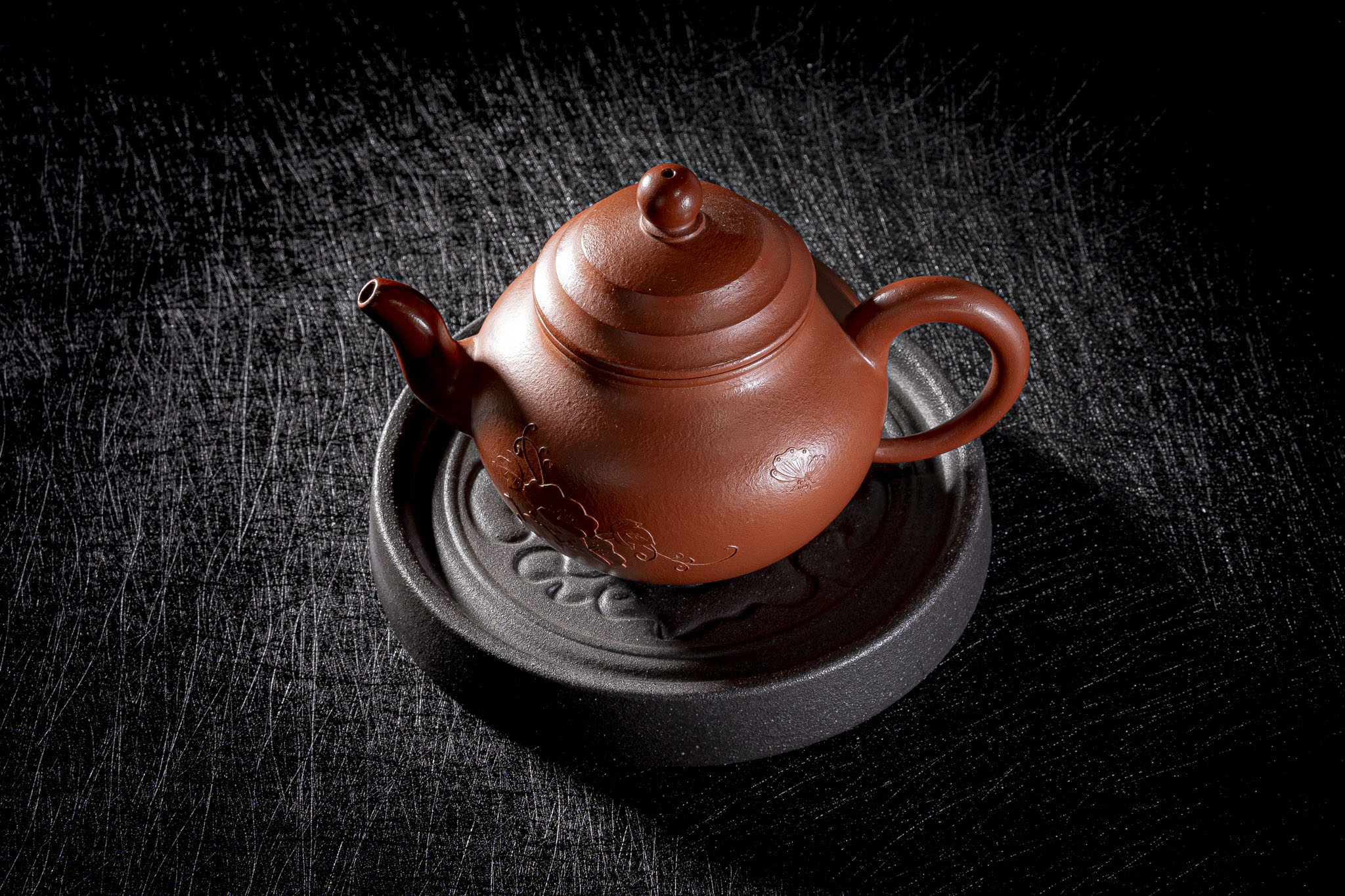 Image THÉIÈRE "PETUNIA" DE YIXING 宜興