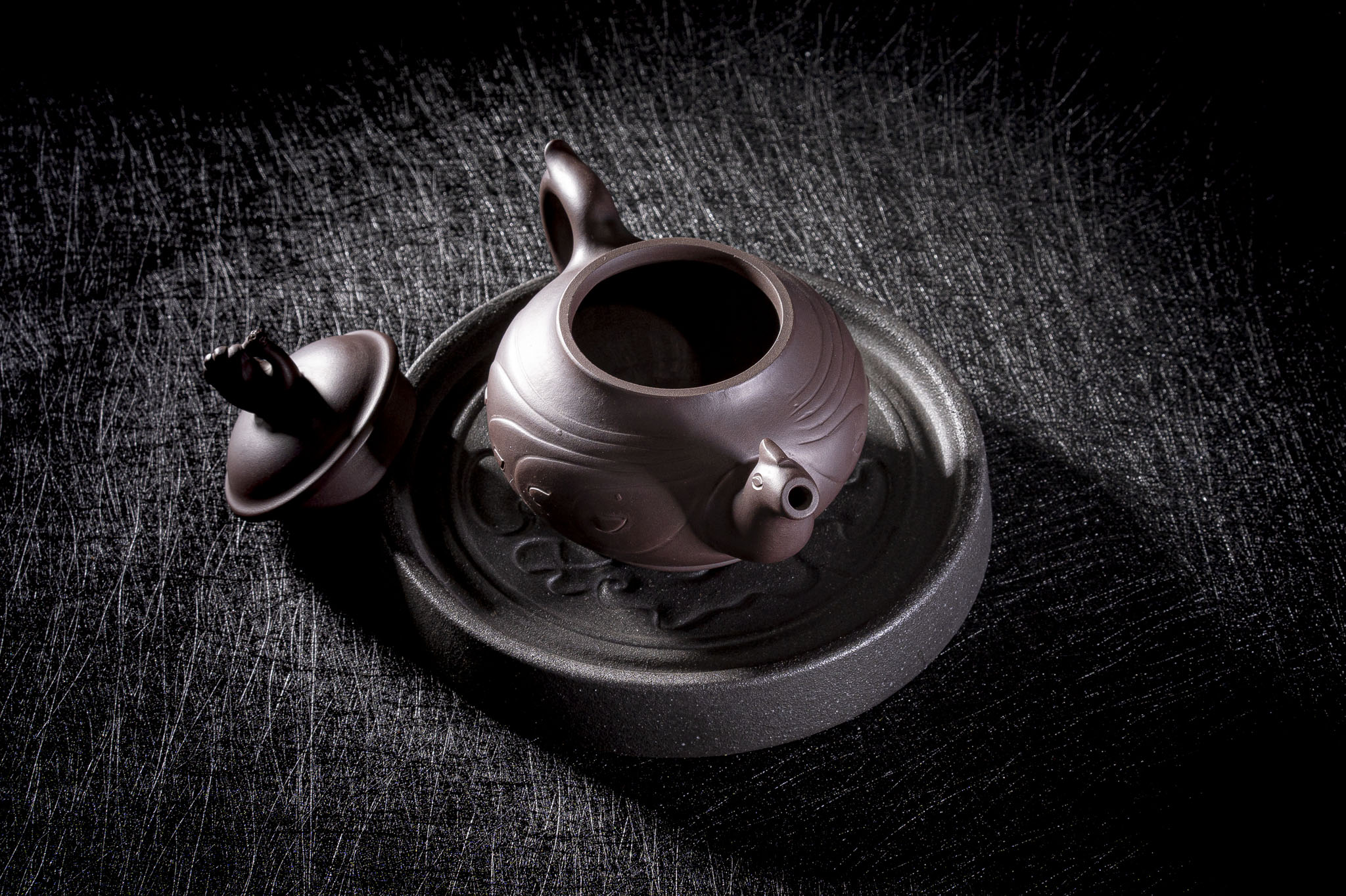 Image THÉIÈRE "CHANT DE COQ" DE YIXING 宜興