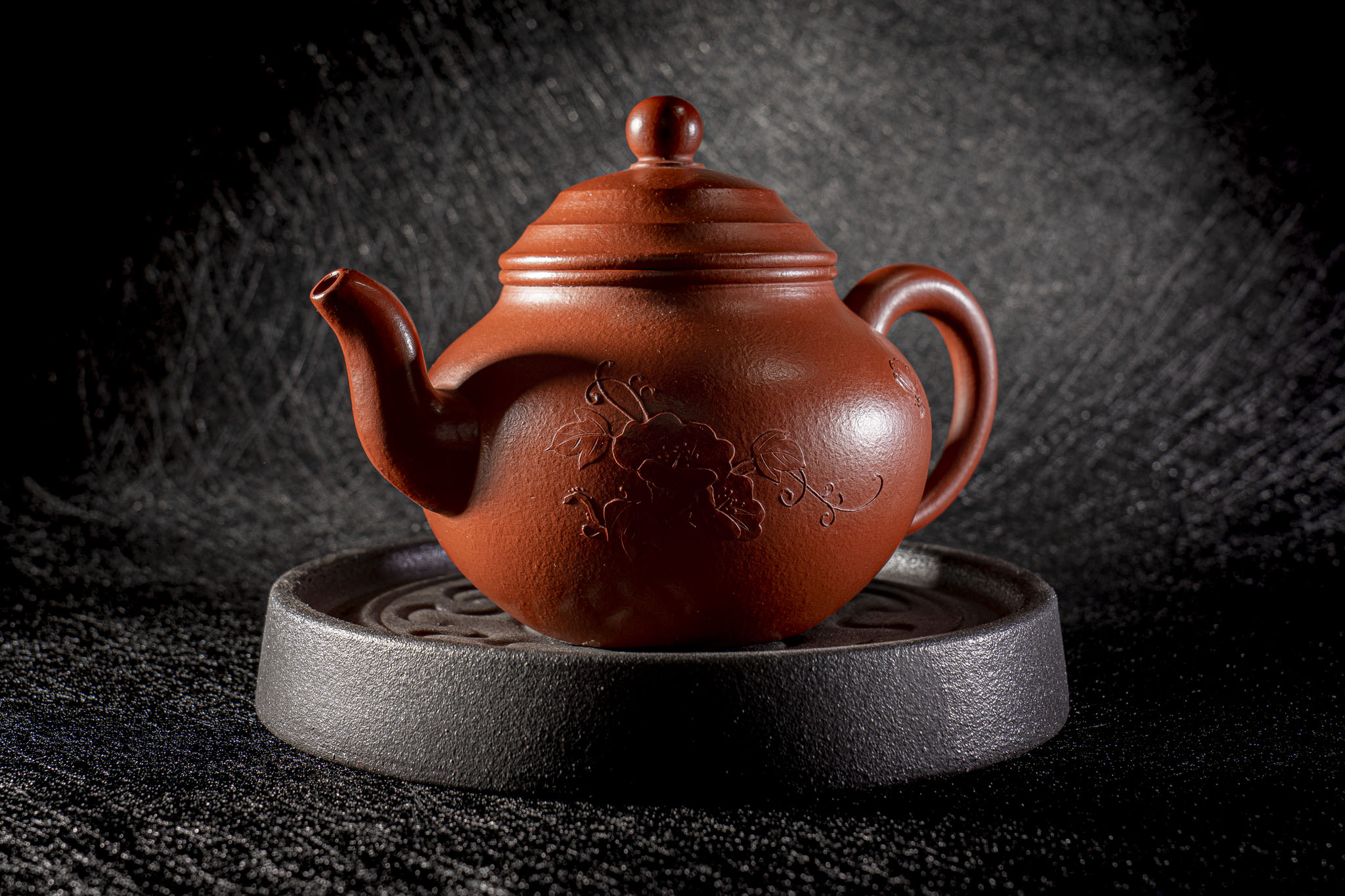 Image THÉIÈRE "PETUNIA" DE YIXING 宜興
