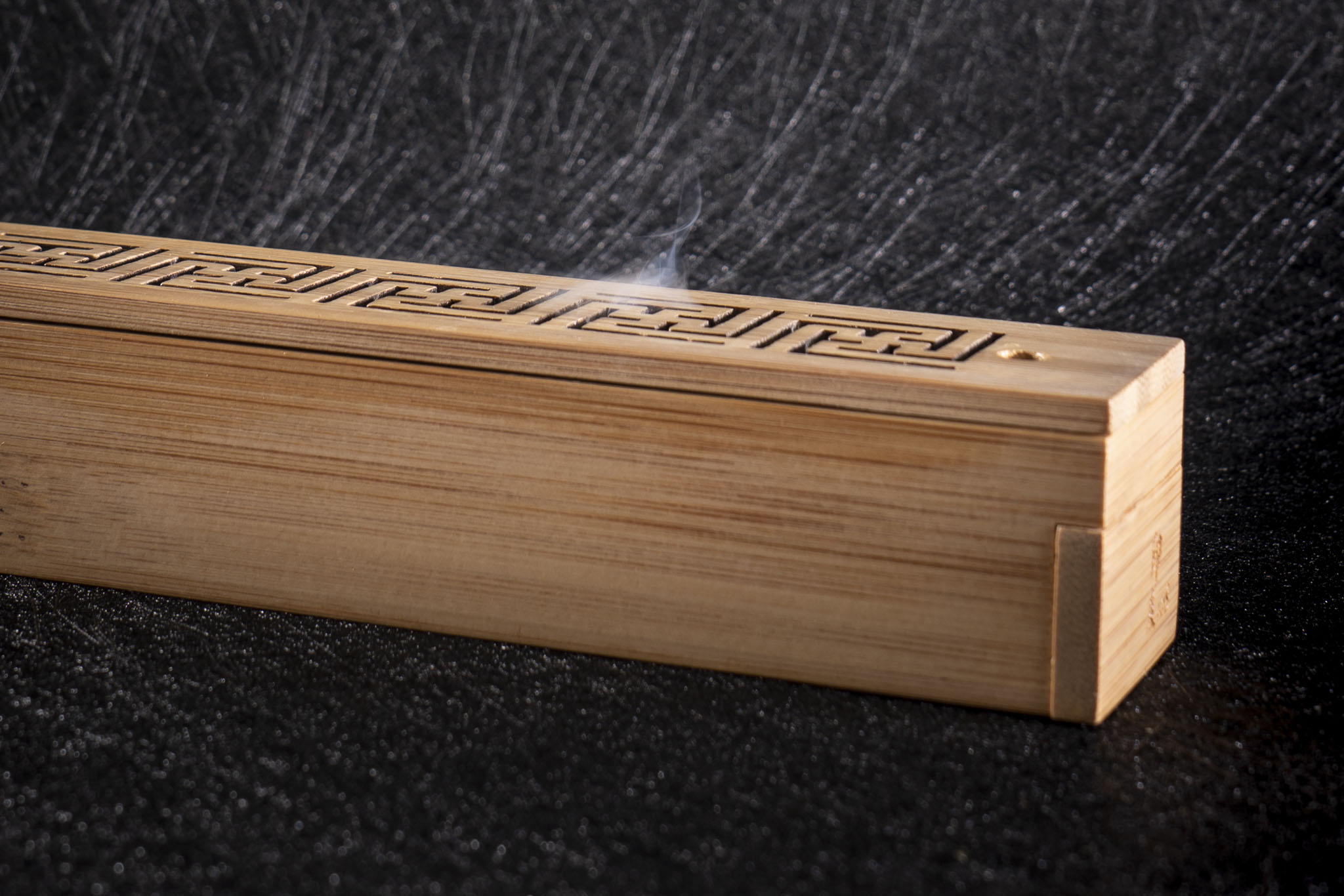 Image PORTE ENCENS EN BAMBOU "BOUDDHIQUE"